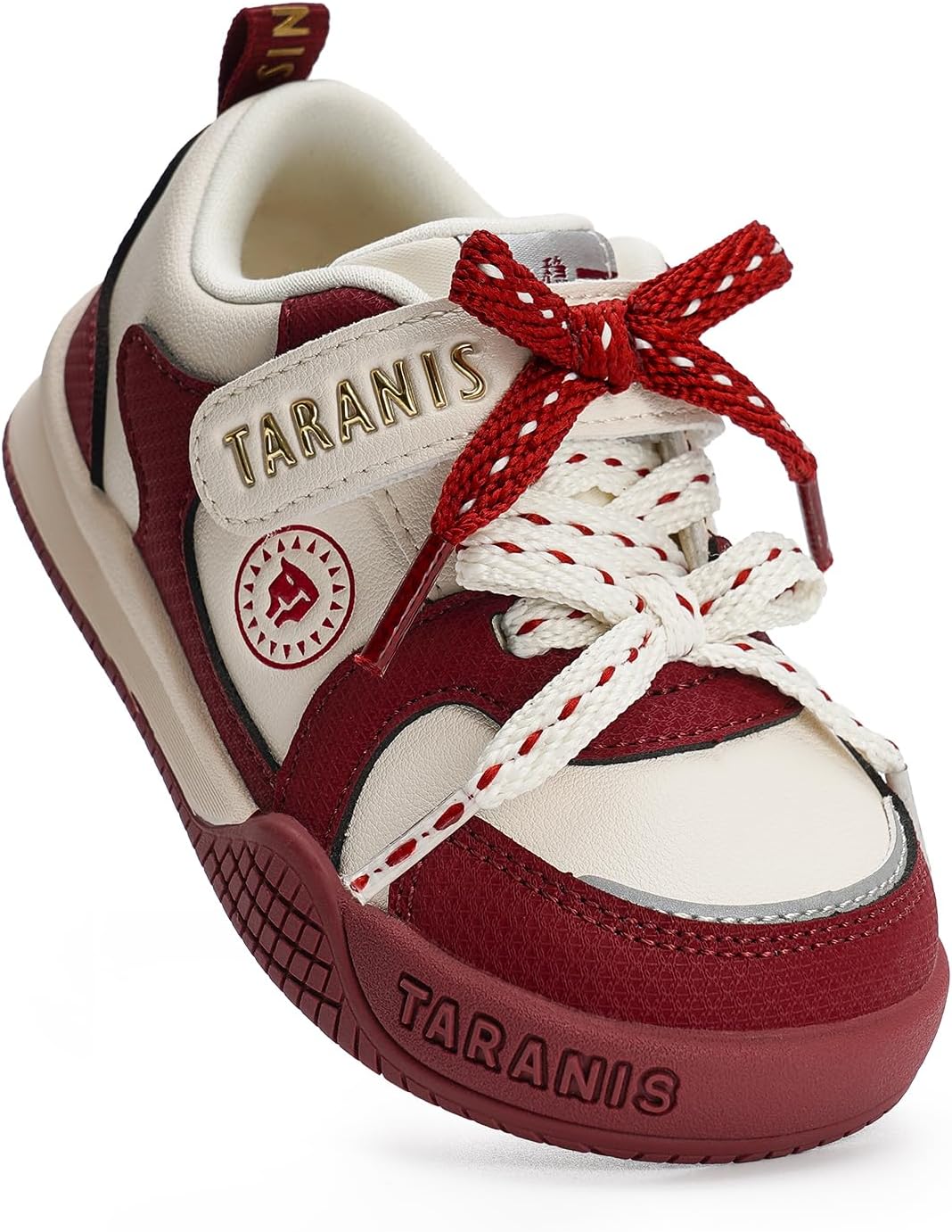 TARANIS Toddler Baby Girls Boys First Walking Shoes with Cute Bows, Wide Toe Box Non-Slip, Size 5.5C-9.5C