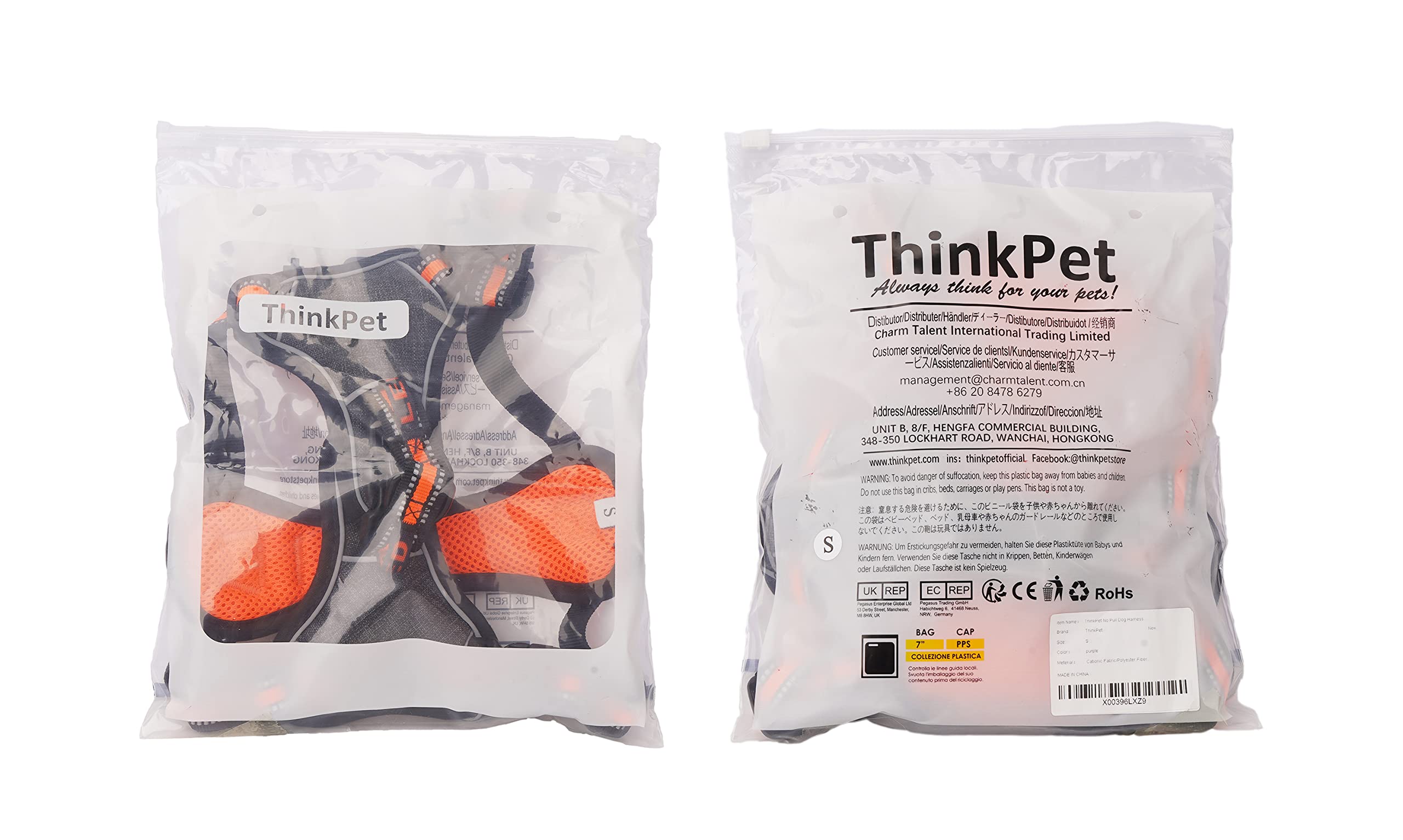 ThinkPet Dog Harness for Medium Dogs No Pull, Escape Proof Step-in Reflective Dog Vest Adjustable Breathable Halter Harness with Back/Front Clip for Better Control M Yellow