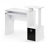 Furinno Econ Scrivania Multiuso per Computer con ripiano, Legno