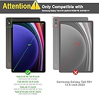 Vista 2 de GOKOCO para Samsung Galaxy Tab S10 Lite/S10 FE/S9 FE 10.9"/Tab S9 11" Funda para Teclado, Funda Magnética Desmontable Inalámbrica Bluetooth con Negro