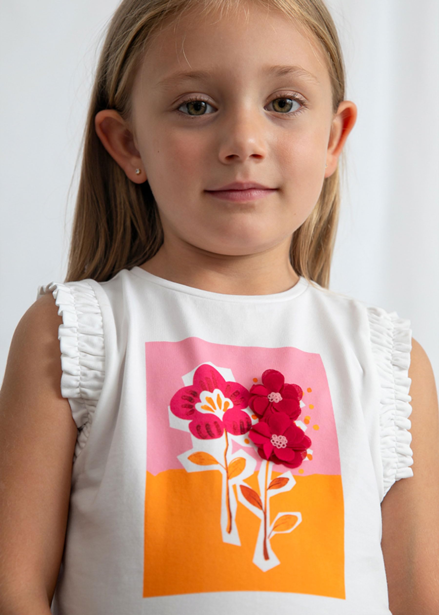Mayoral Top Bambina - Bianco 3023 40