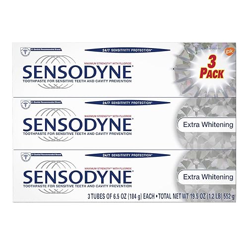 Sensodyne, Blanqueador, repara y protege, Paquete de 4