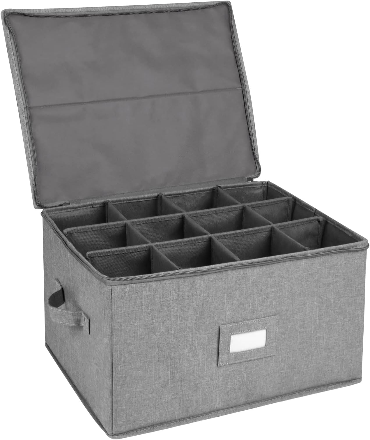 JAYSDAYLY Stemware Storage Cases with Dividers,Wine Glass