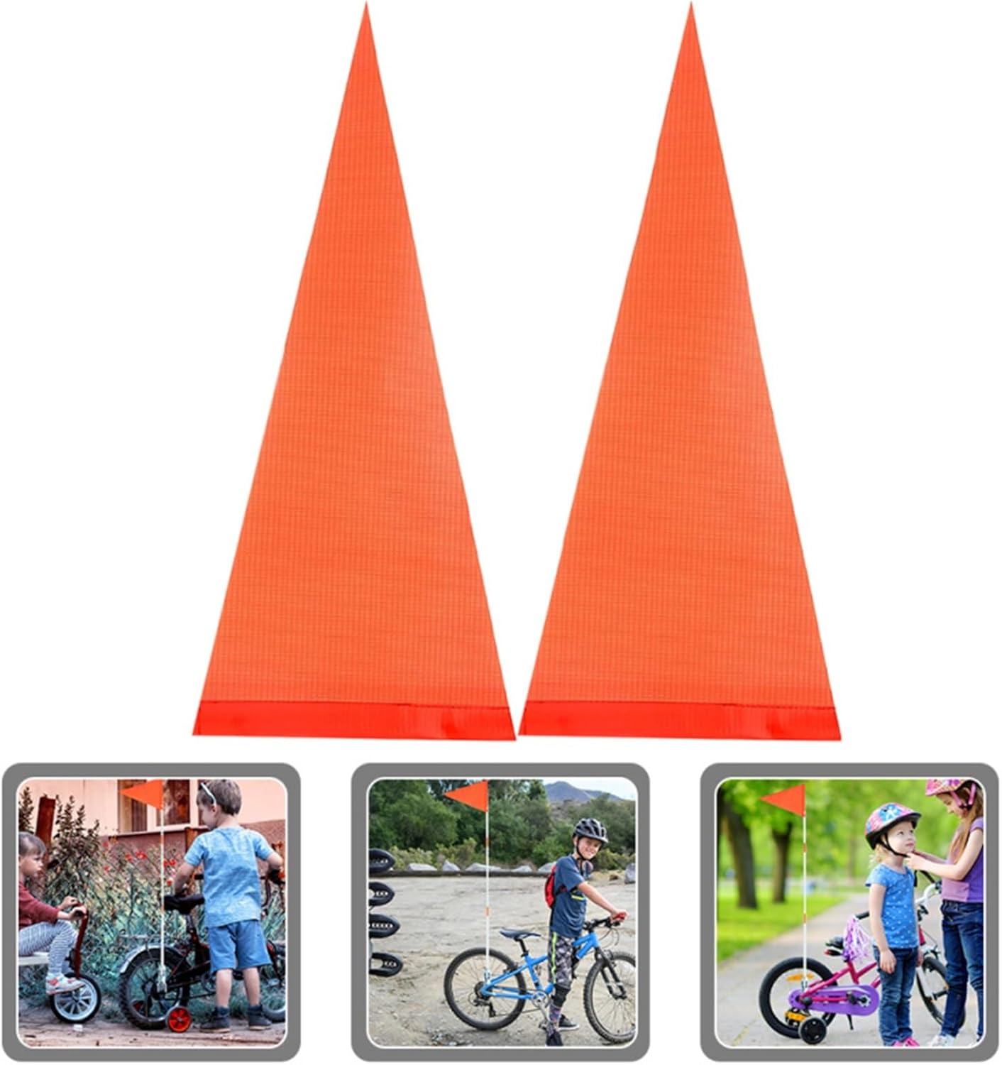 Bike Flag 12/30Pcs Bicycle Safety Flag Kid Bikes Trailer Kids Bicycles Warning Flags Cars for Portable Cycling Accessory Child(30pcs)