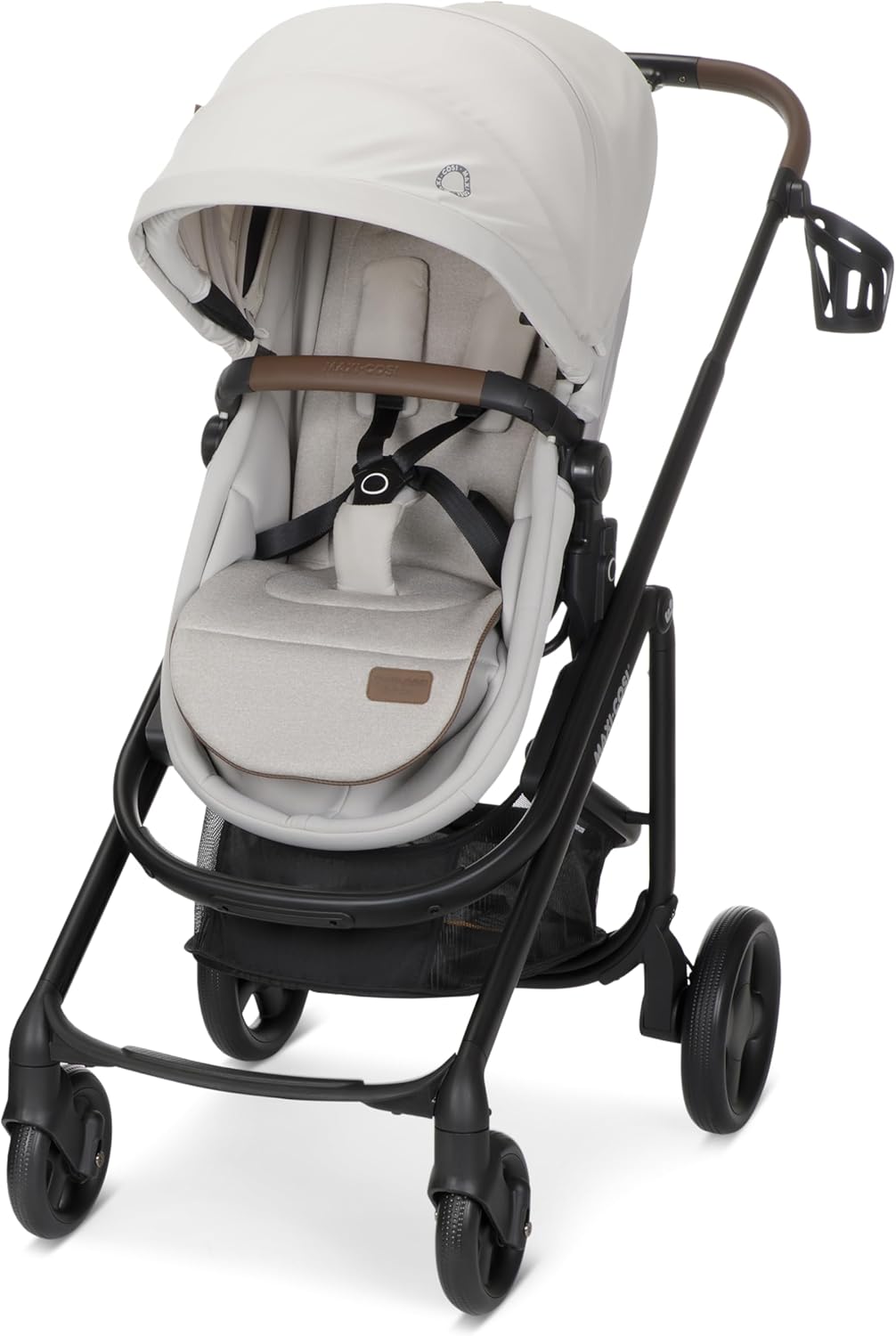 Maxi-Cosi Tayla Max Baby Strollers, Modular with Adjustable Seat, Converts to Lie-Flat Carriage, Parent and World Facing V...