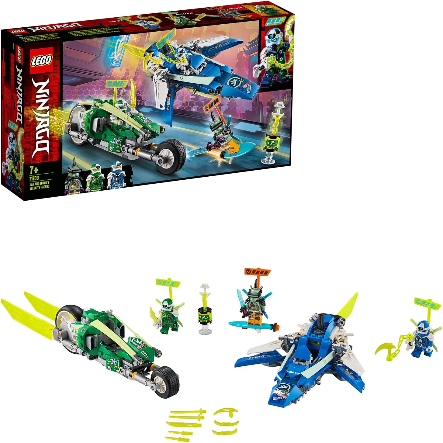 LEGO 71709 Ninjago Jay and Lloyd's Velocity Racers