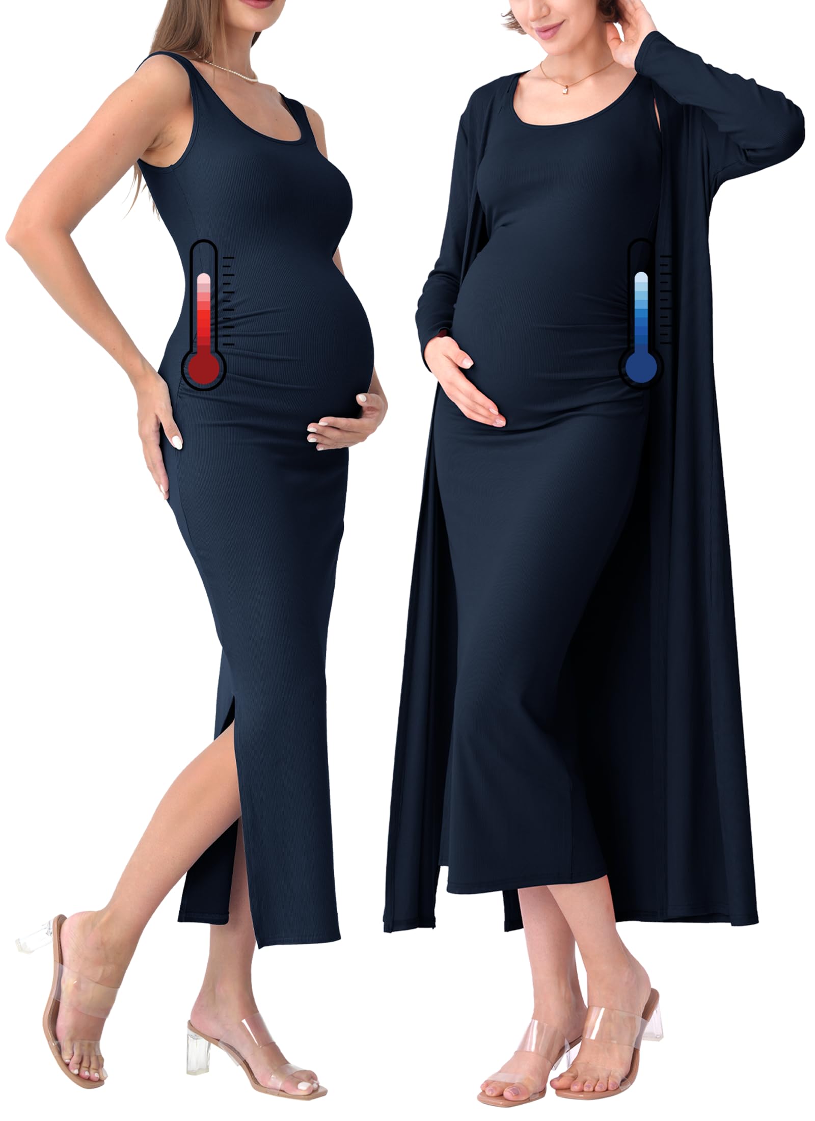Rnxrbb Bodycon Cardigan Set