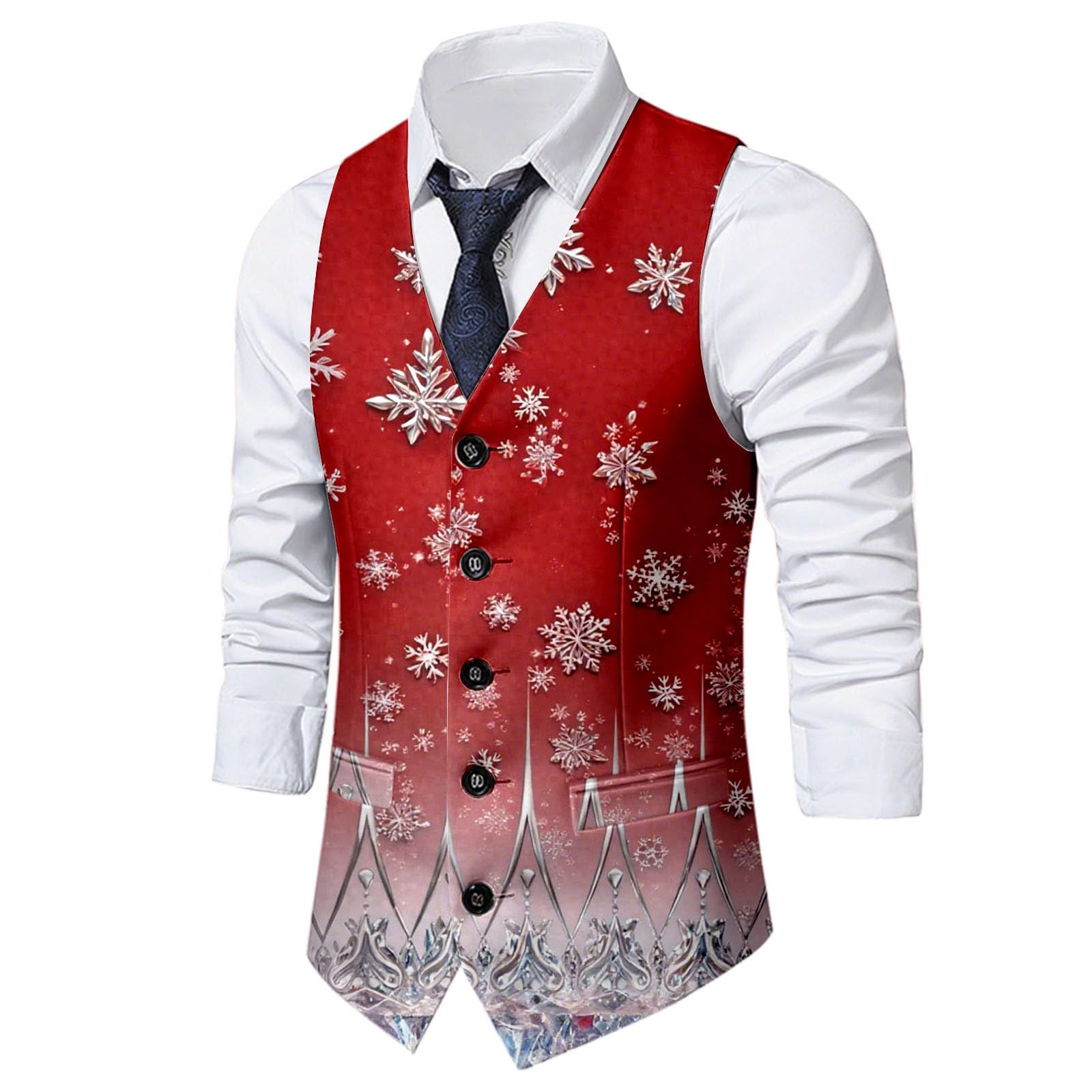 Gilet Uomo Casual Natale, Maglione Lavorato a Maglia Festivo, Girocollo, Casual, Caldo, Morbido, Invernale, indossabile, Comodo e Accogliente.