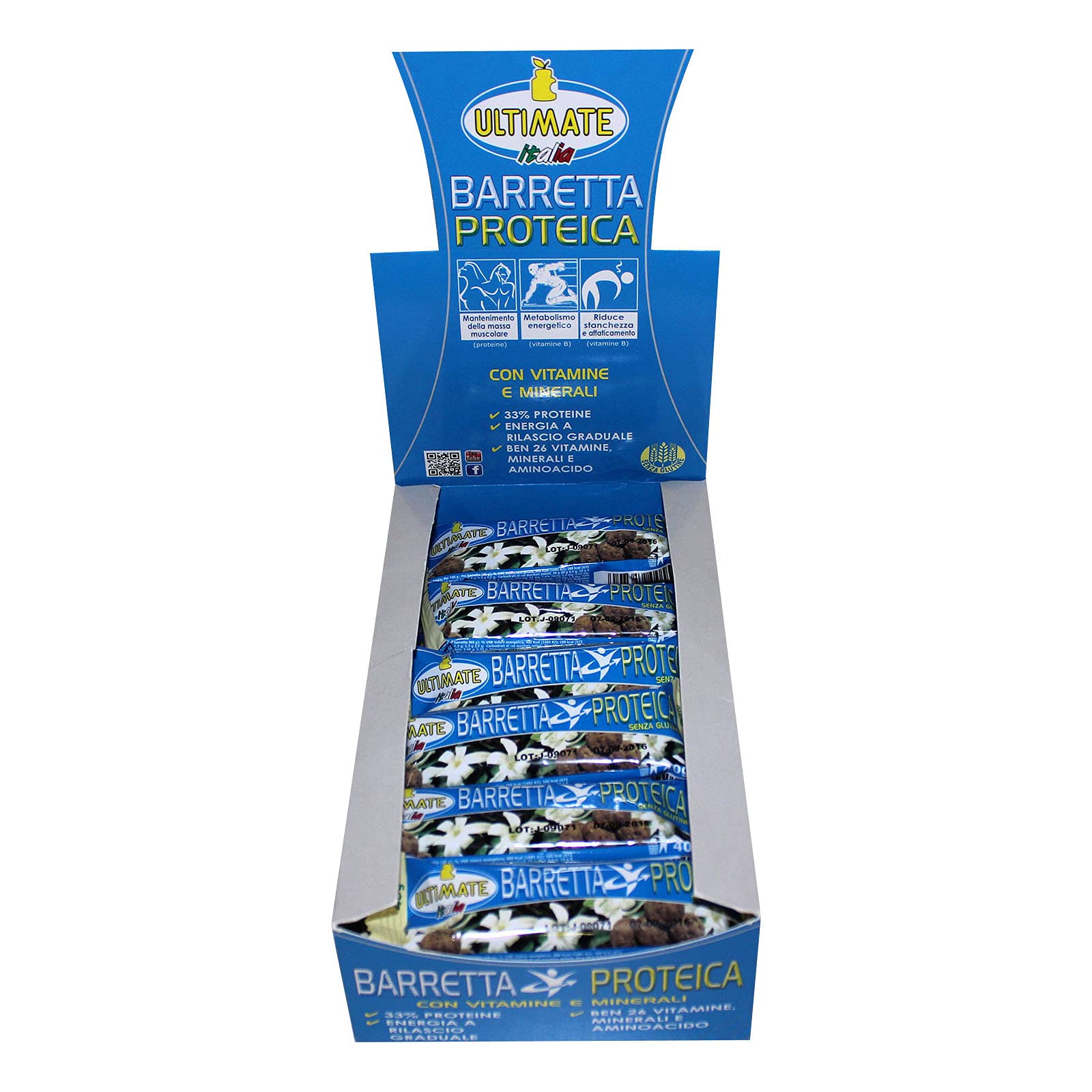 Ultimate Barretta Proteica Gusto Vaniglia 40g