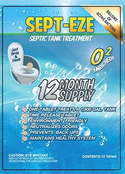 Septic Professional Strength Septic Tank Treatment 12 Monthly Treaments