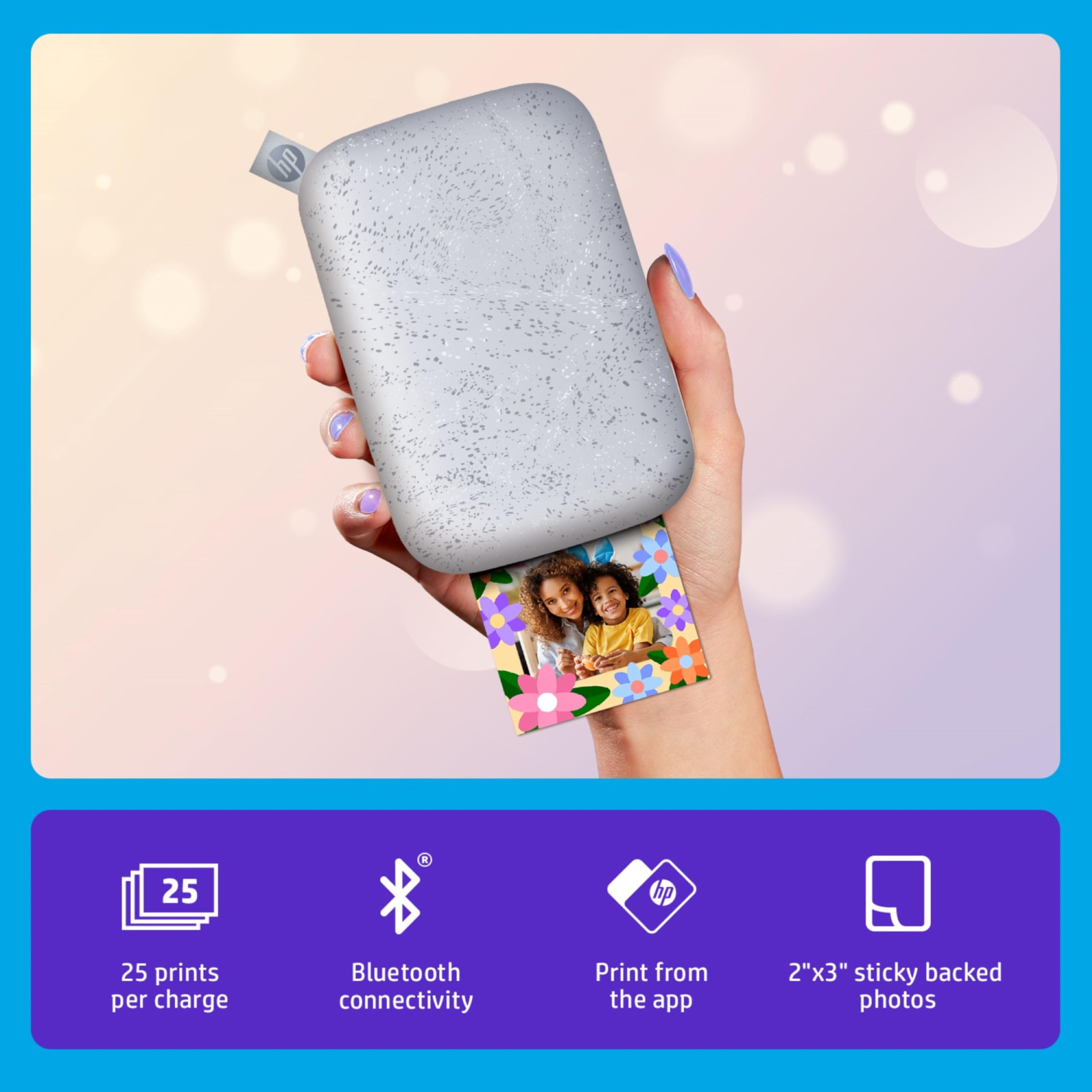 ぽんたくんページ❁⃘*.゜❁⃘*.゜ Amazon.com : HP Sprocket Portable 2x3 Instant Photo Printer (Luna