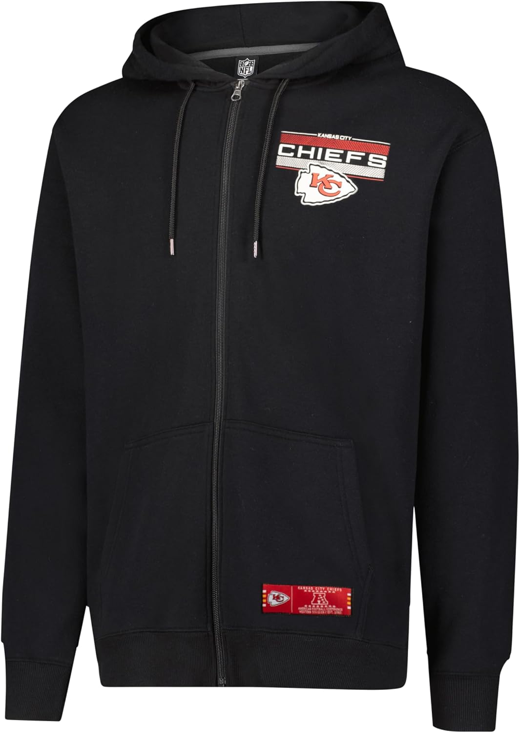 Ultra Game Mens NFL Official Supremely Soft Full Zip Hoodie Jacket - Image 2