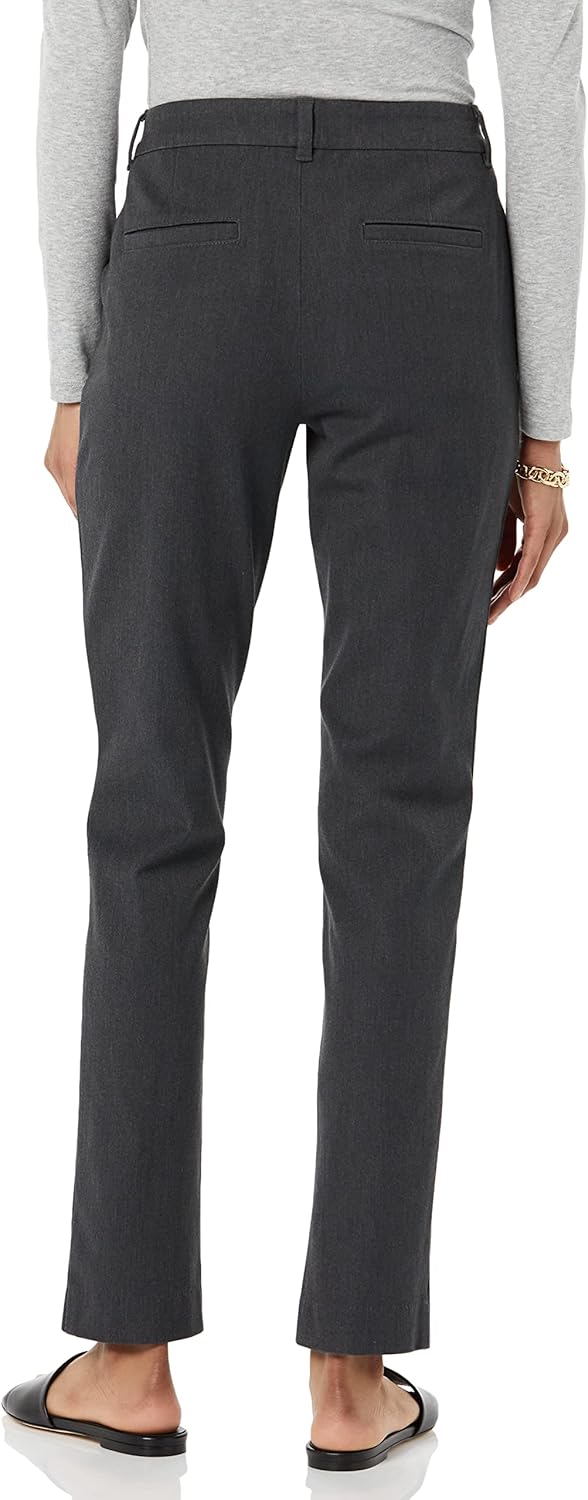 Amazon Essentials Women's Bi-Stretch Full Length Straight Leg Pant - Image 2