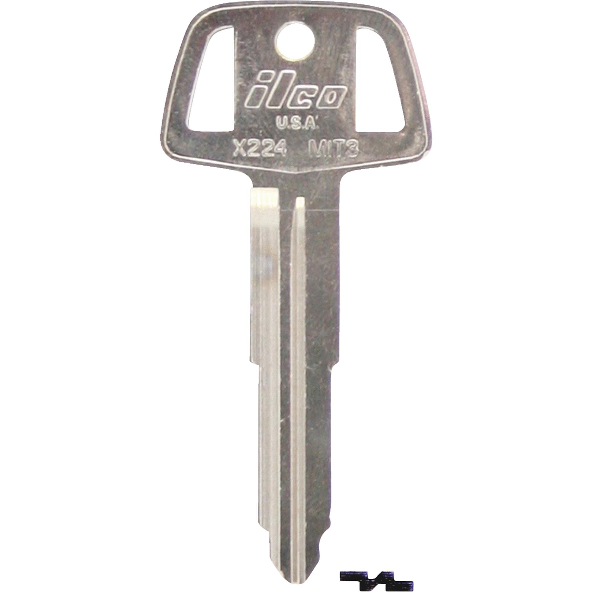 KABA ILCO MIT3-X224 Master Key Blank For Mitsubishi Mirage 1993