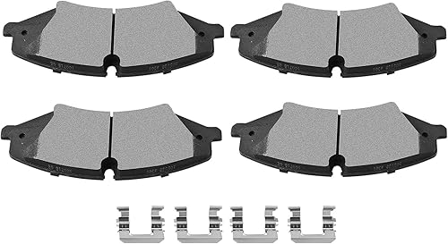 SCITOO D1479 Kits de pastillas de freno semimetálicas para Land Rover Discovery 17, para Land Rover LR4 10-16, para Land Rover Range Rover 14-15 17,