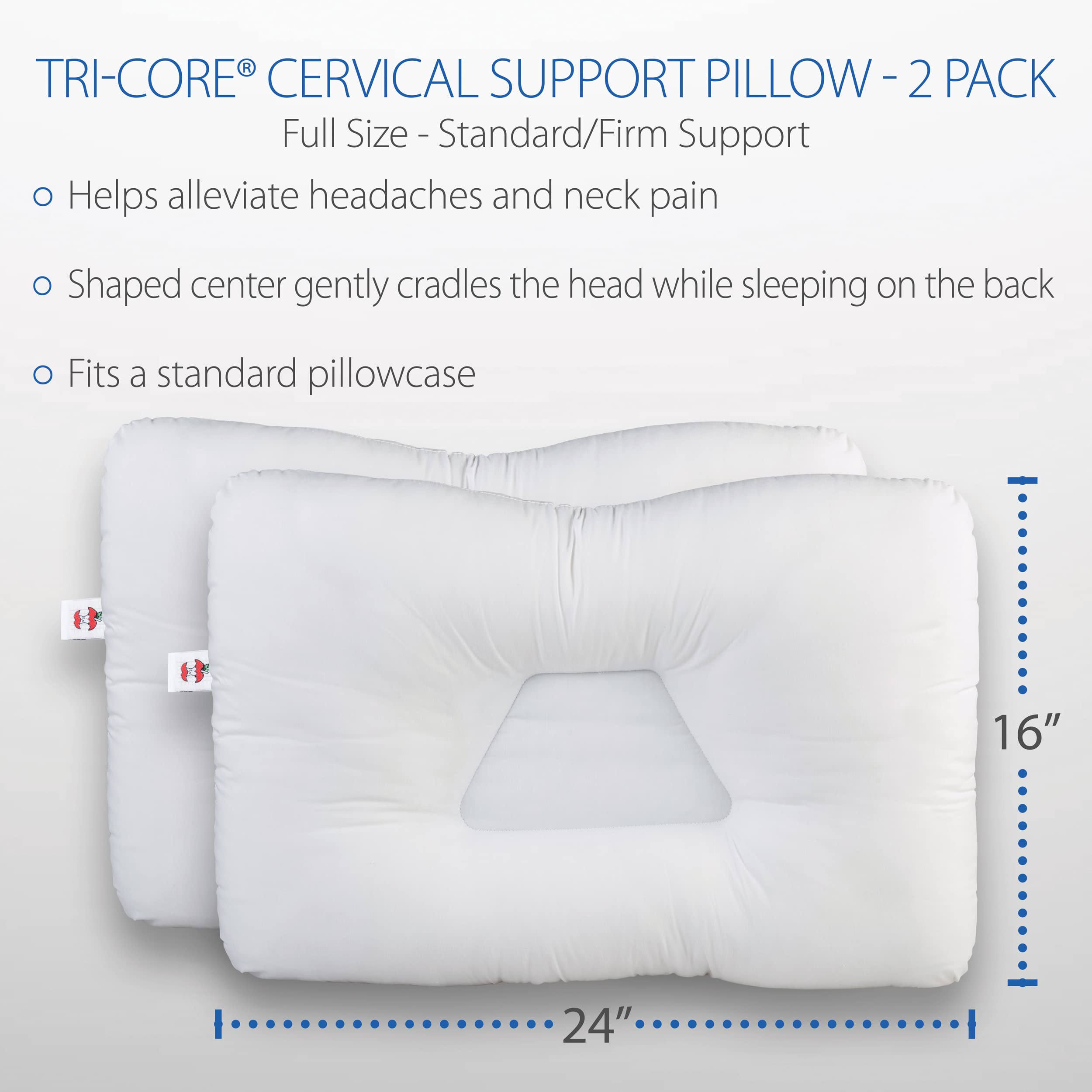 OverseasStore店Core Products TriCore Size, Firm, Pillow, Neck Cervical