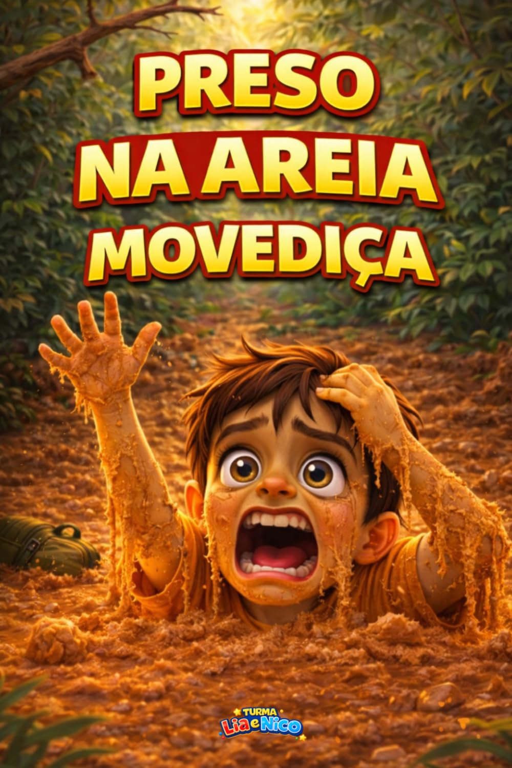 PRESO NA AREIA MOVEDIÇA (Coleção Lia e Nico - Livros infantis)