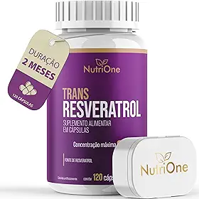 Resveratrol Trans 120 Cápsulas 500mg - Nutrione