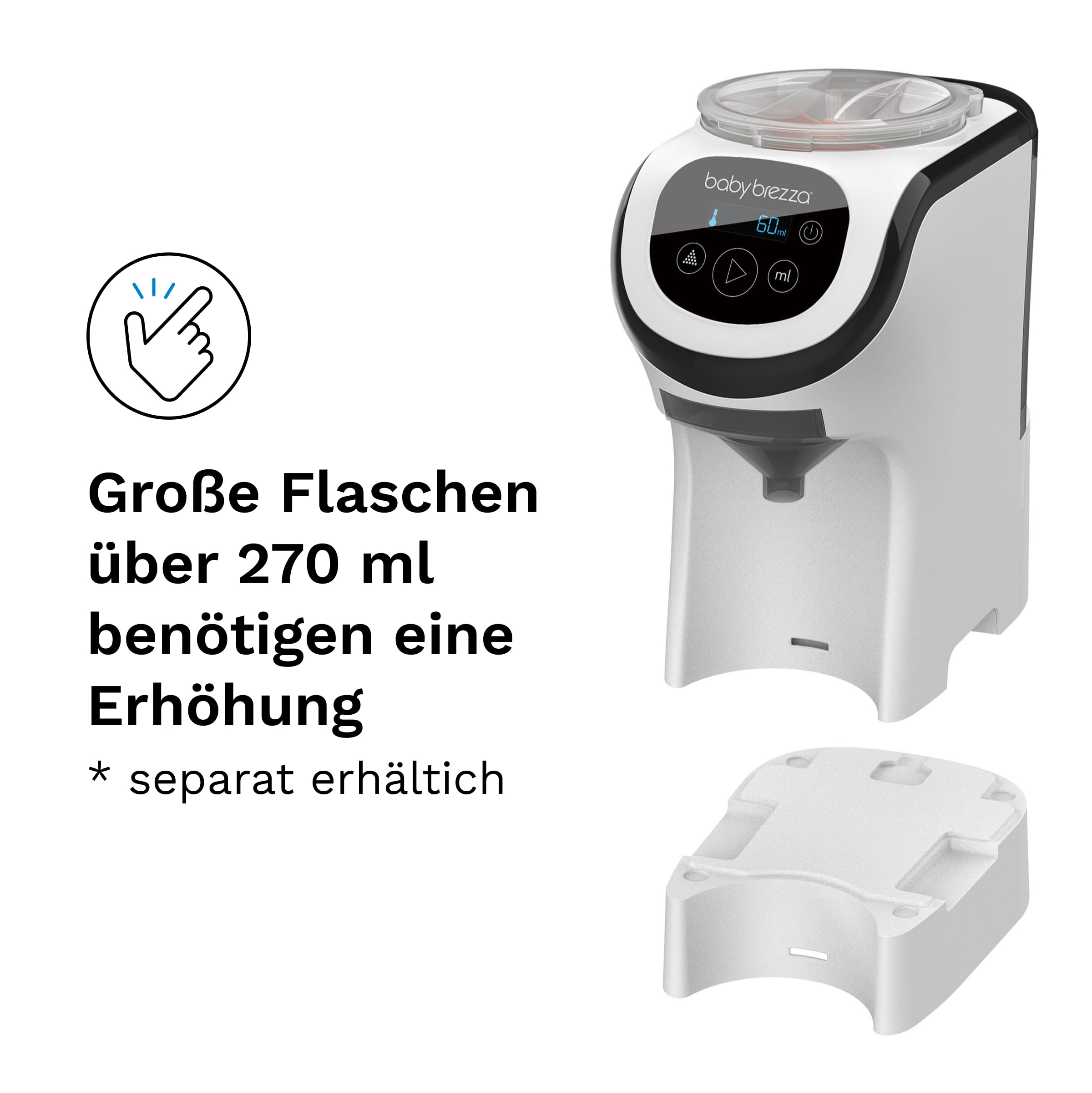 Baby Brezza Formula Pro Mini automatischer Flaschenzubereiter, weiß