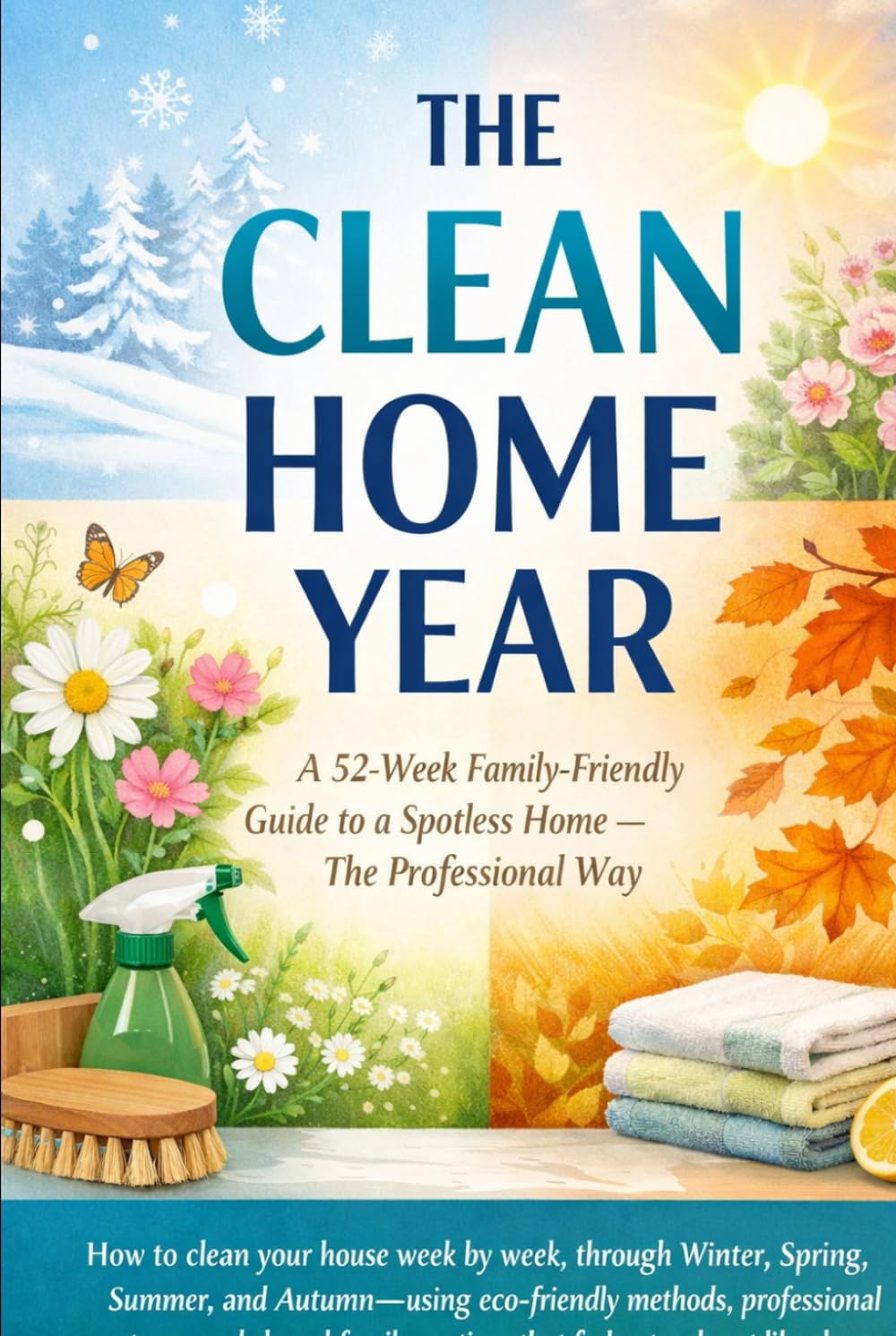 THE CLEAN HOME YEAR: A 52-Week Family-Friendly Guide to a Spotless Home – The Professional Way (Professional Cleaning Tips)