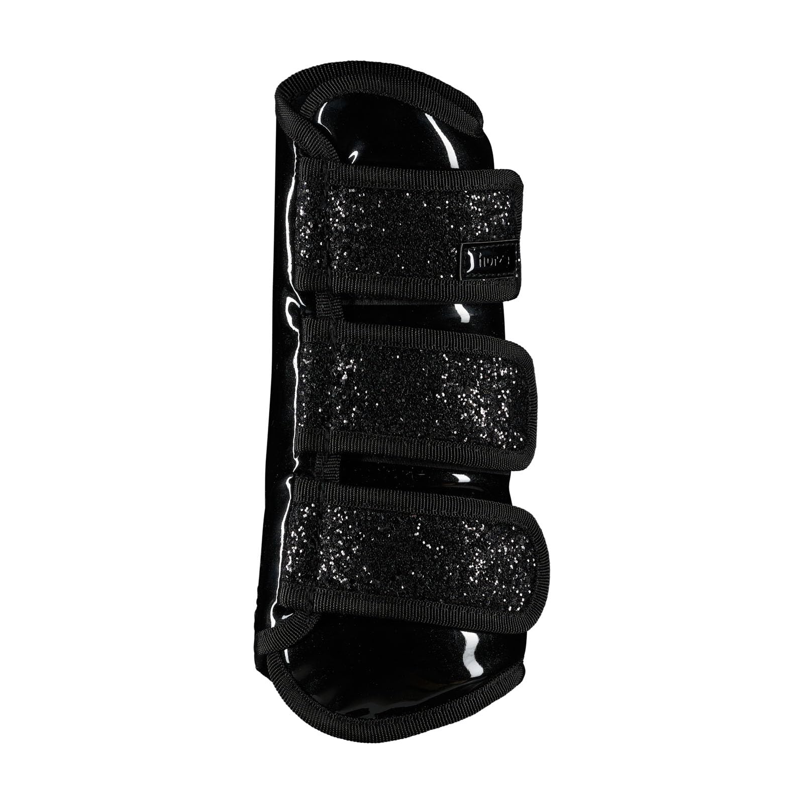 HORZE Glitzer-Gamaschen, Schwarz, XF