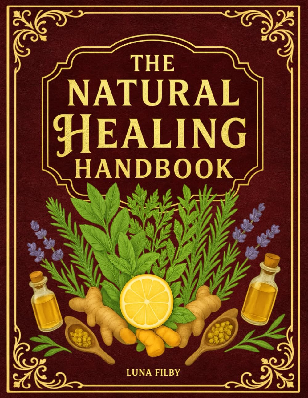 The Natural Healing Handbook: Powerful Natural Remedies to Relieve Pain, Improve Sleep, Boost Immunity & Restore Balance - Using Healing Herbs & Everyday Ingredients (Full Color Edition)
