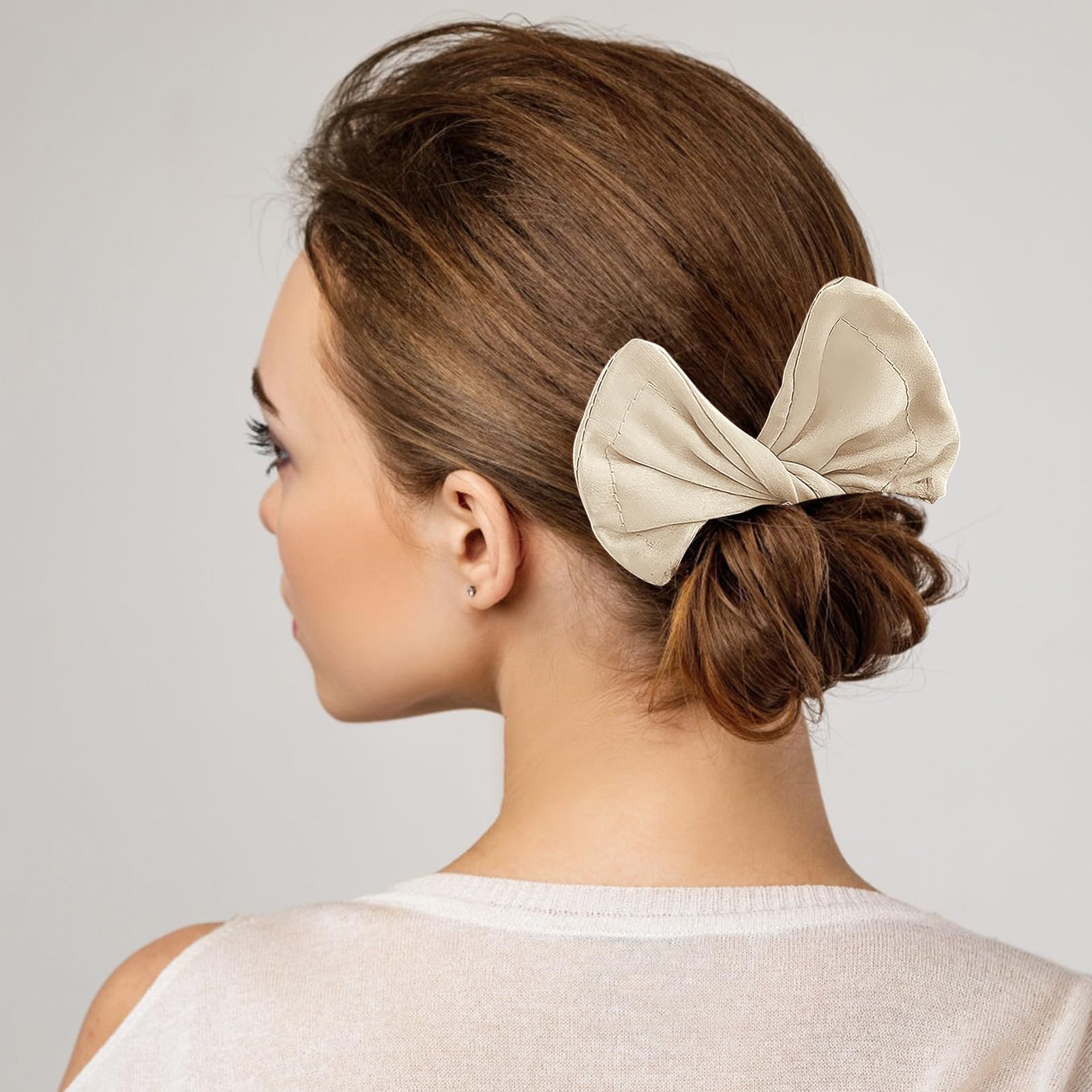 Clips de donuts franceses para el pelo, accesorios de peinado para mujer y niña