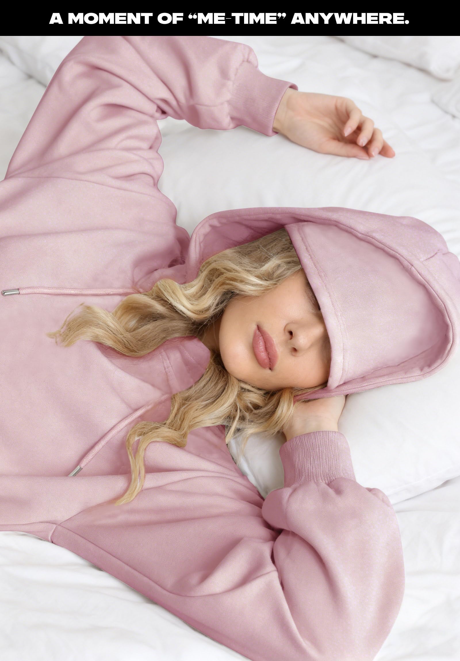 Felpa Donna Uomo Mascherina Cappuccio Pile Hoodies Invernale | Confortevole Felpe Viaggio Aeroporto Oversize Tasche Multiple con Zip Hoodie Unisex Sweatshirt Calda Autunno Moda