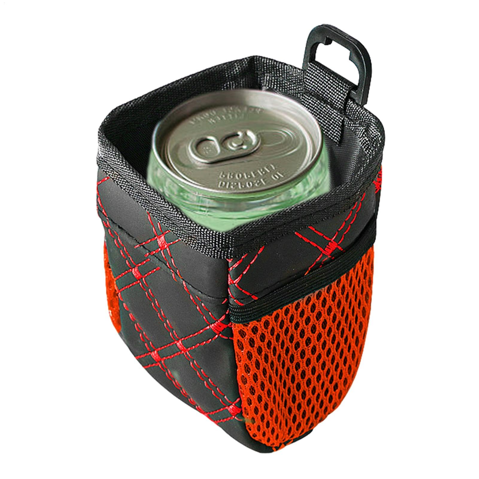 Car Air Vent Bag, Car Outlet Bucket Bag, 4.72x2.56x2.76 inches PU Leather Storage Pouch for Mobile Phone, Keys, Sunglasses, and Dashboard Organization