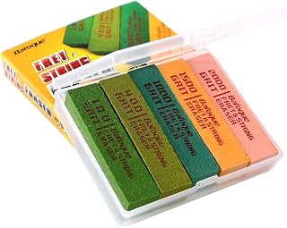 Fret Erasers180 & 400 & 1000 &1500 &2000 Grit, Abrasive Rubber Blocks Fret Polishing Rubber Frets polishing Strings cleaning Set of 5