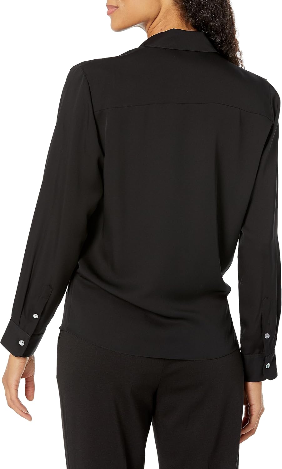 Theory Women's Ls Wrap Blouse - Image 2