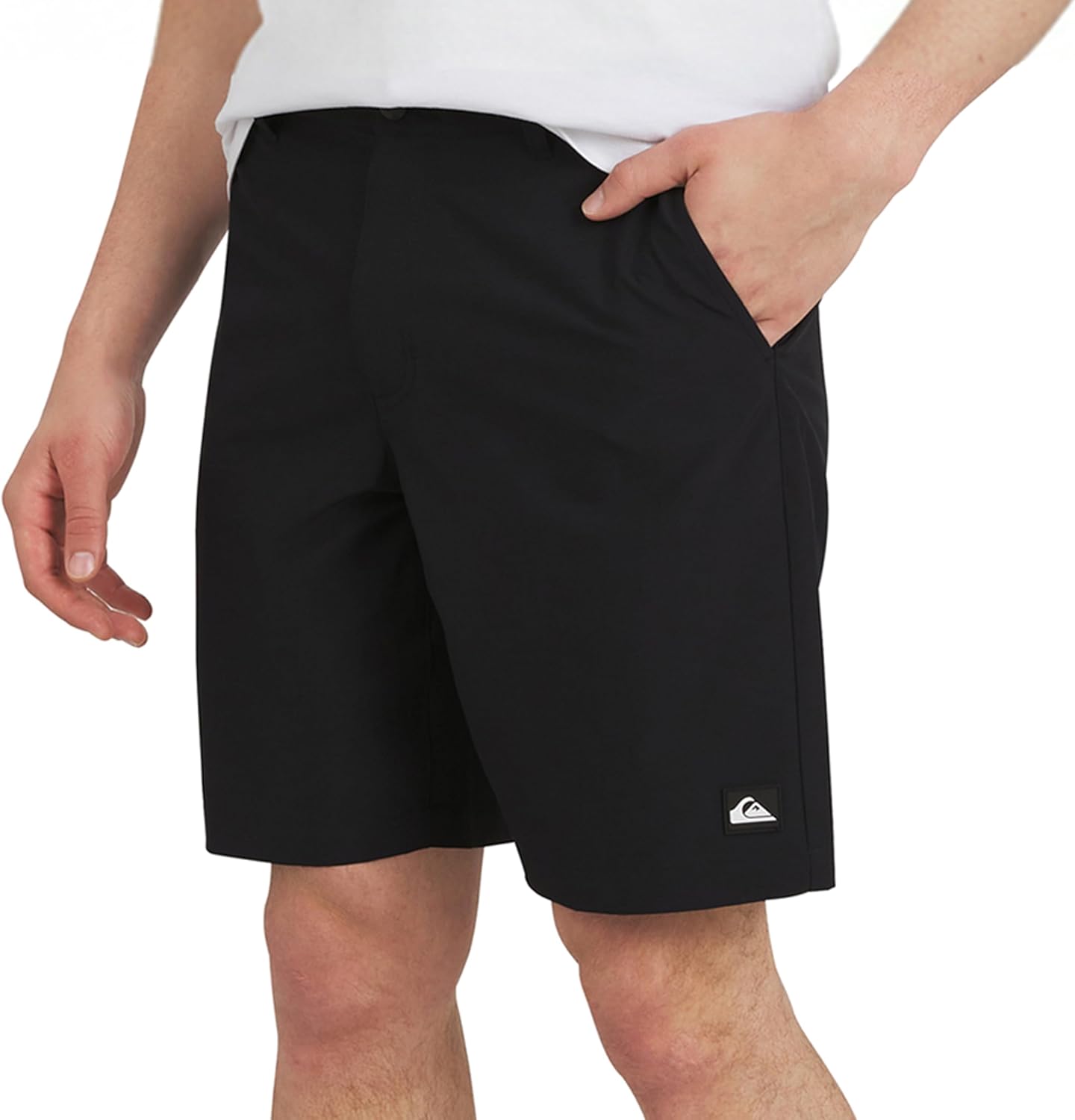 Quiksilver Mens Regular Fit Fixed Waist Water Friendly Active Hybrid Shorts