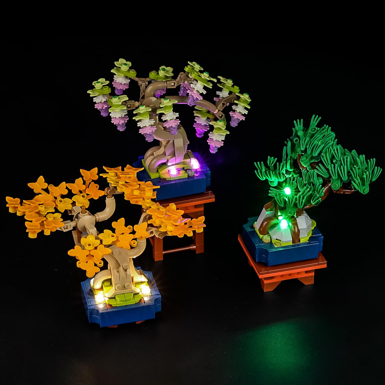 YEABRICKS LED Light for Lego-10373 Botanical Mini Bonsai Trees Building Blocks Model (Building Set NOT Included) - Image 2