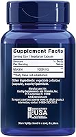 Vista 2 de Life Extension - Cápsulas vegetarianas de glicina, Mg, 100