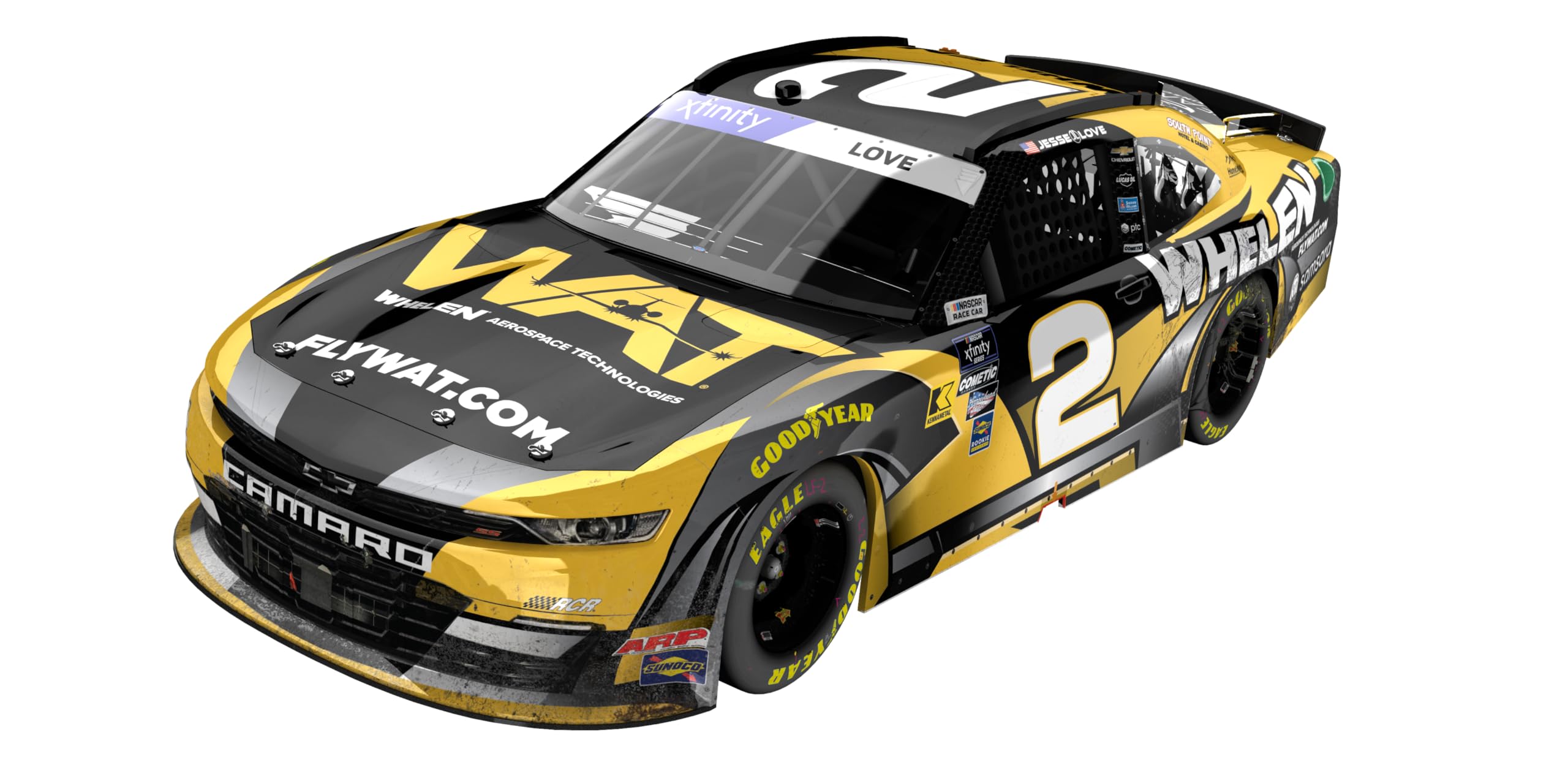 Lionel Racing Jesse Love 2024 Whelen Aerospace Technologies Talladega Race Win No. 2 ARC 1:24 Scale Diecast Car