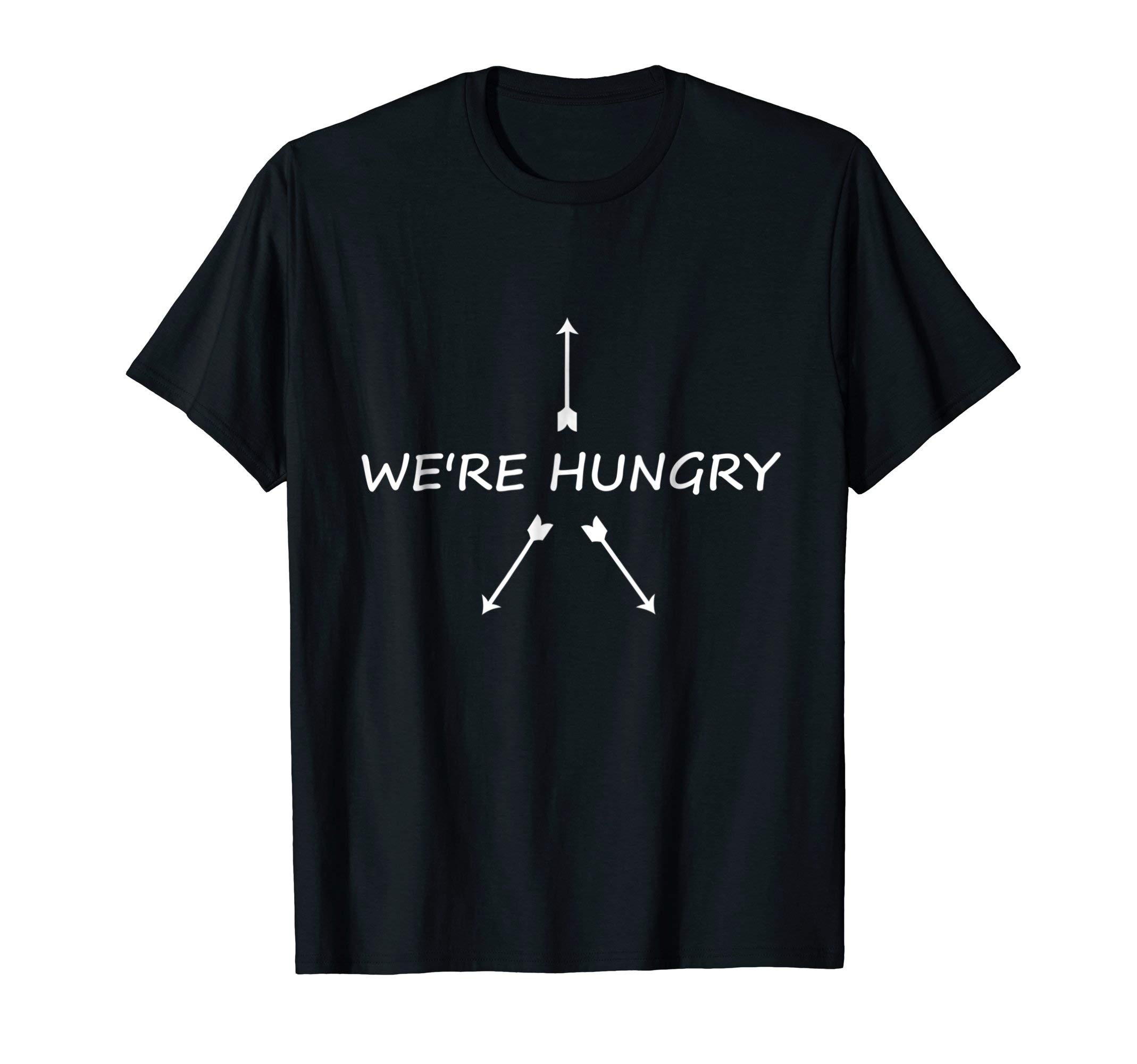FHFH ApparelWe're Hungry Pregnancy Twins T-Shirt | Funny Gift for Her