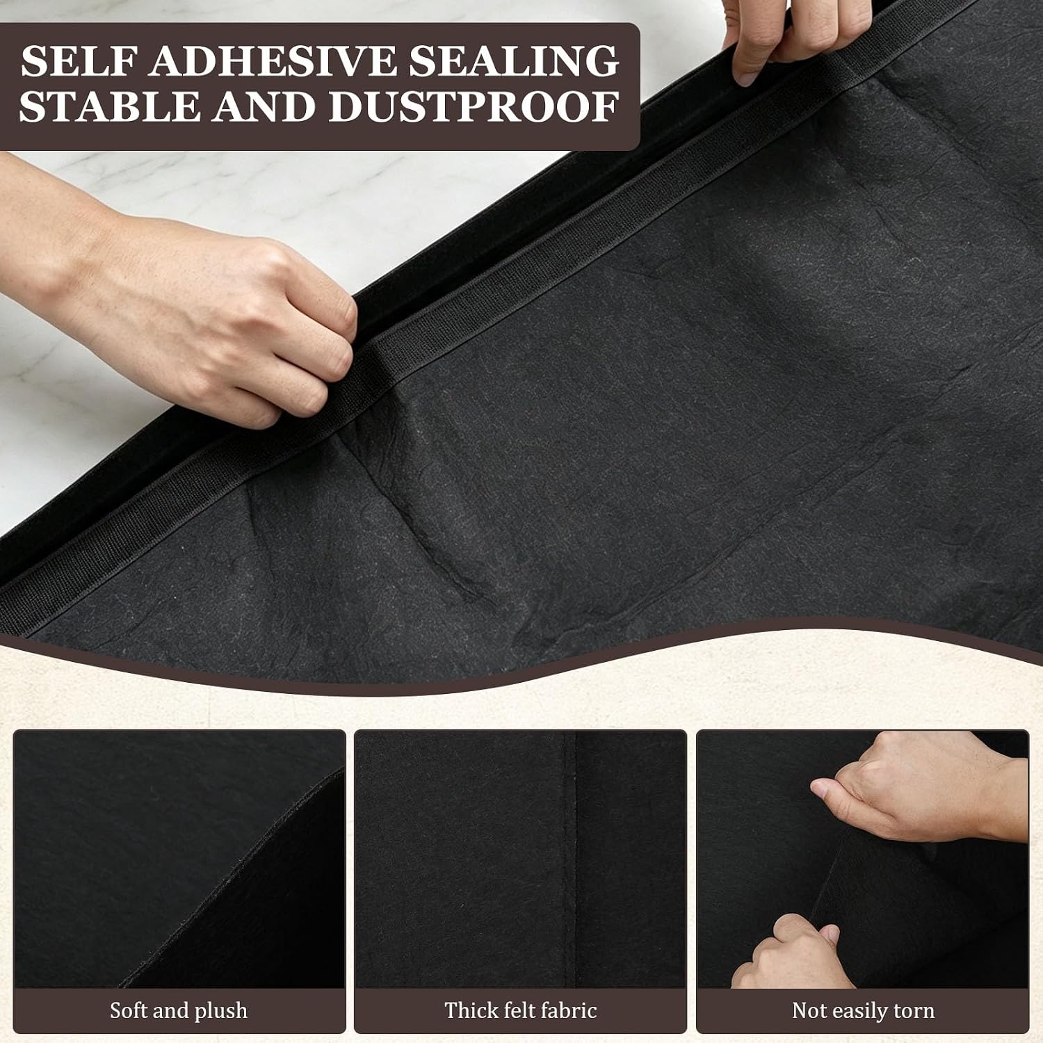 2 Pack Felt Picture Frame Moving Bags(41" × 30" × 4")