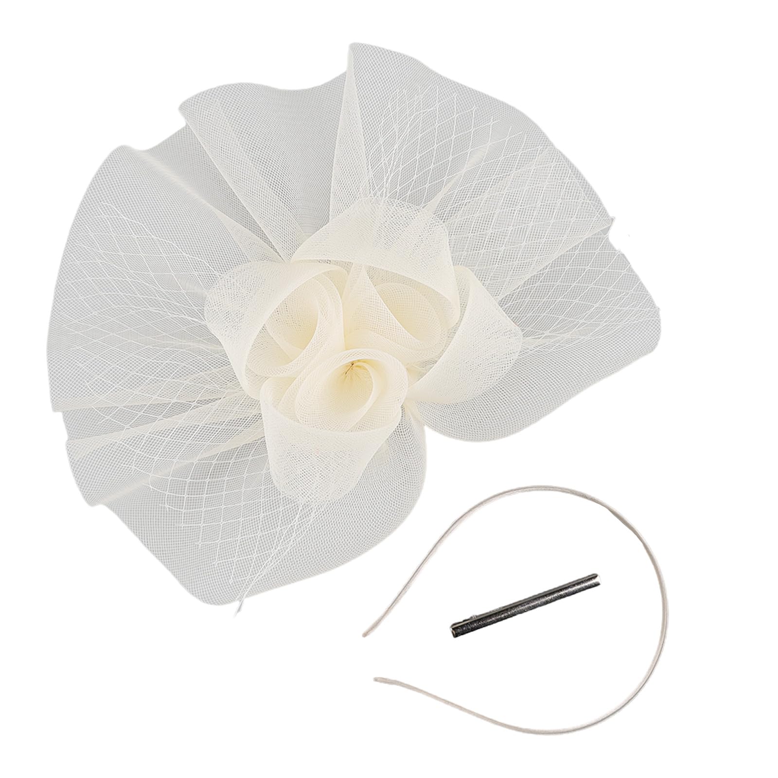 MICFENY Elegant Women's Fascinators Teas Party Headpiece For Wedding Photography Lightweight Hair Accessory Outdoor Ceremonies