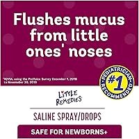 Vista 2 de Little Remedies Soluciones de gas y nariz para bebés (1 - 0.5 oz de spray salino y gotas, 1 - 4 oz de agua de agarre de acción rápida)