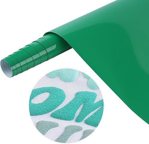 Tintnut Vinilo de transferencia de calor 3D - Rollo de 10 pulgadas x 6 pies Puff de mar HTV Vinilo de transferencia de calor espumante Vinilo de