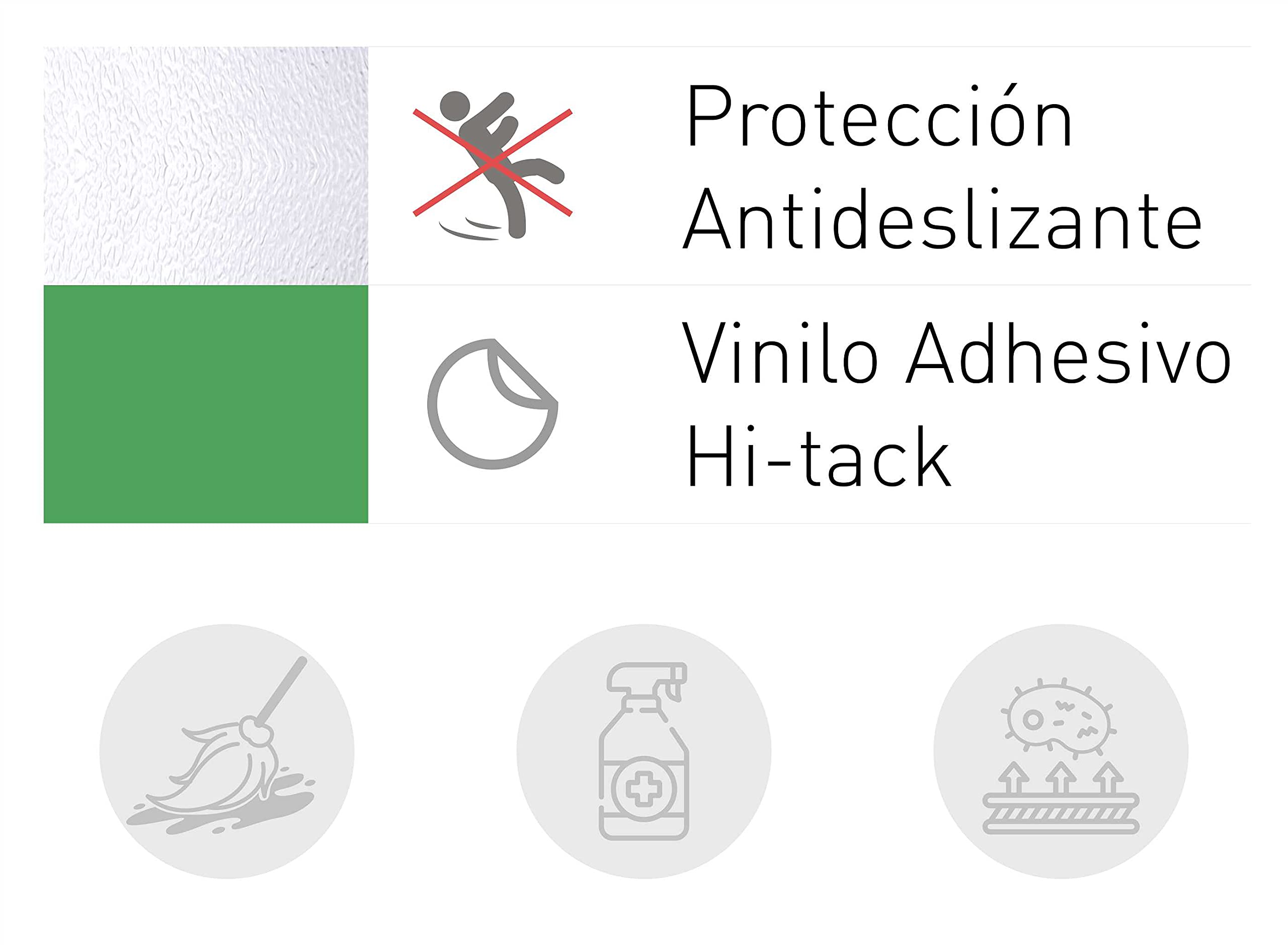 10 Frecce Adesive Pavimento Gialle 21x21 Cm - Antiscivolo - Foto 3