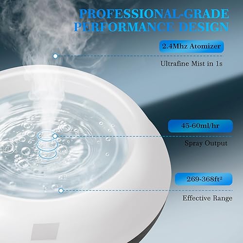 Miniatura 6 de Difusor de aceite esencial de 16.9 fl oz, difusor de aromaterapia con control remoto, difusores de aire multifuncionales para sala de oficina en