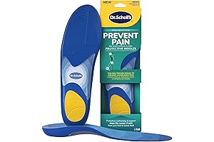 Dr. Scholl's Prevent Pain Protective Insoles: Men's Foot Insoles for Ultimate Comfort and Pain Relief