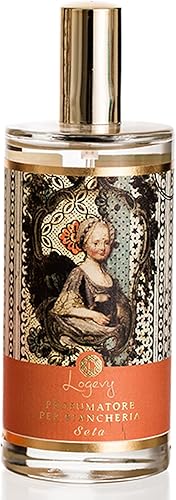 Logevy Firenze 1965 Seta - Fragancia en aerosol de lino para tela de seda de Master Perfumer en Italia con notas florales para refrescar lujosamente