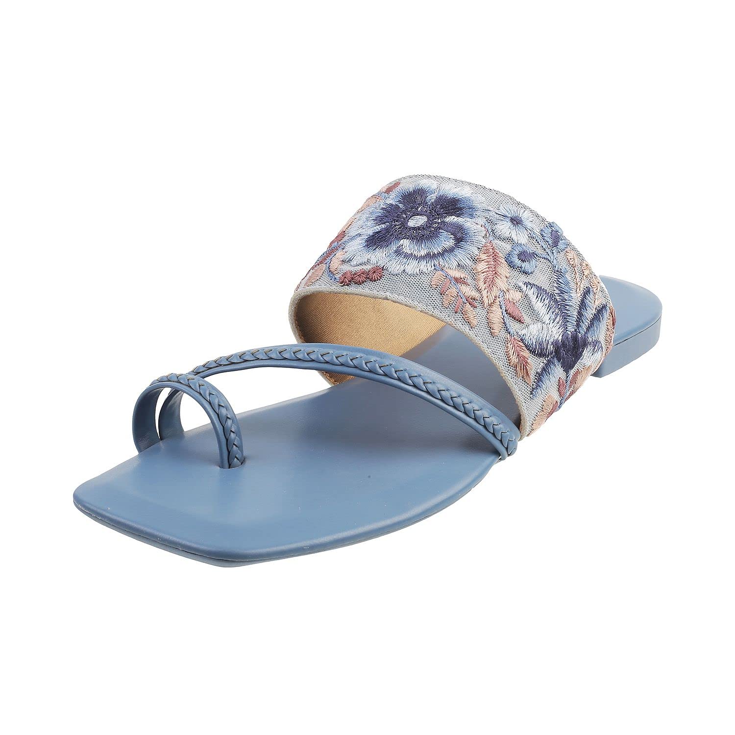 Mochi Womens Synthetic Blue Slippers (Size (4 UK (37 EU)) (B0B6G8KYCJ) Amazon Price History, Amazon Price Tracker