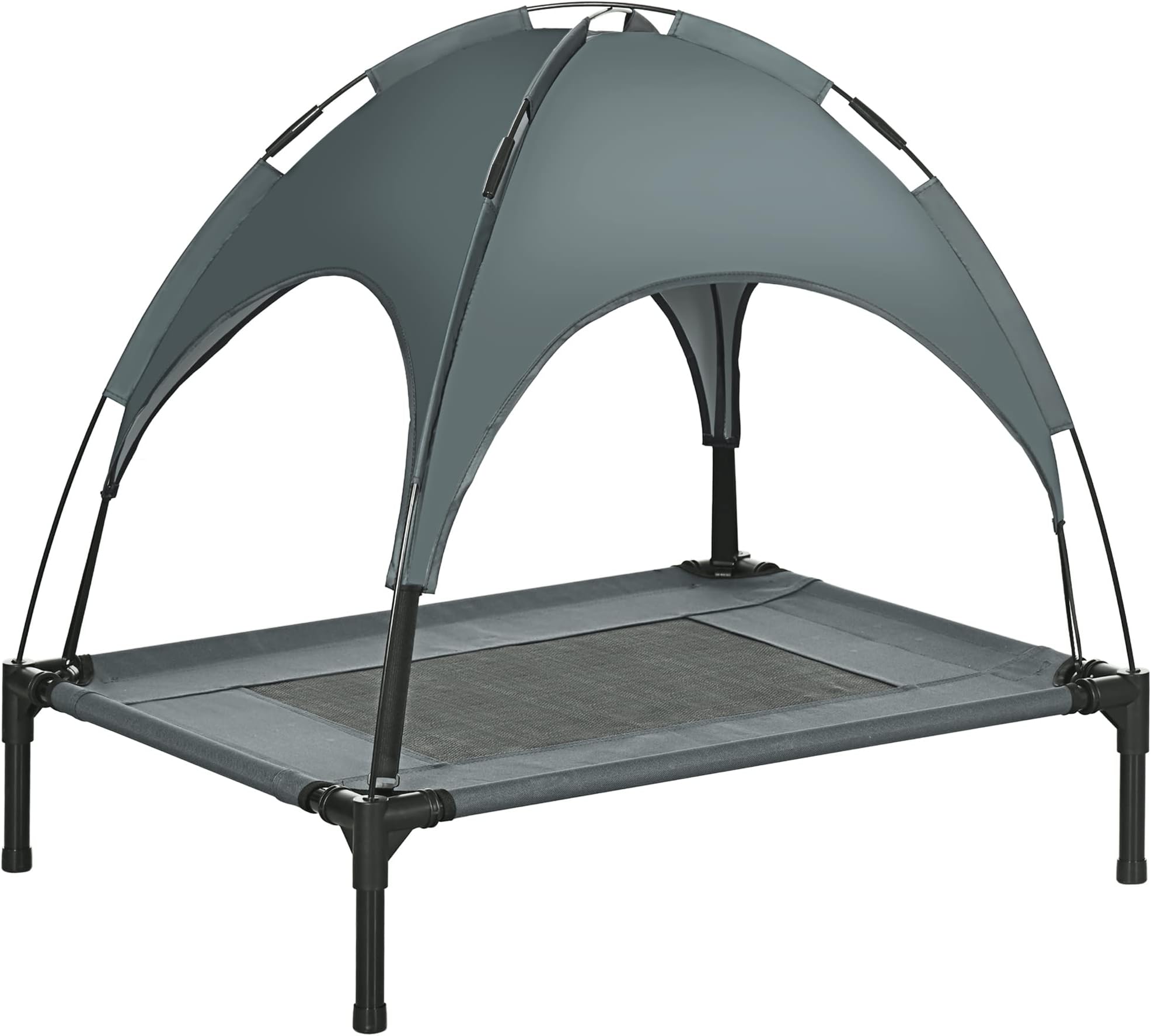 Hooyeatlin Small Elevated Dog Bed with Canopy Upgraded