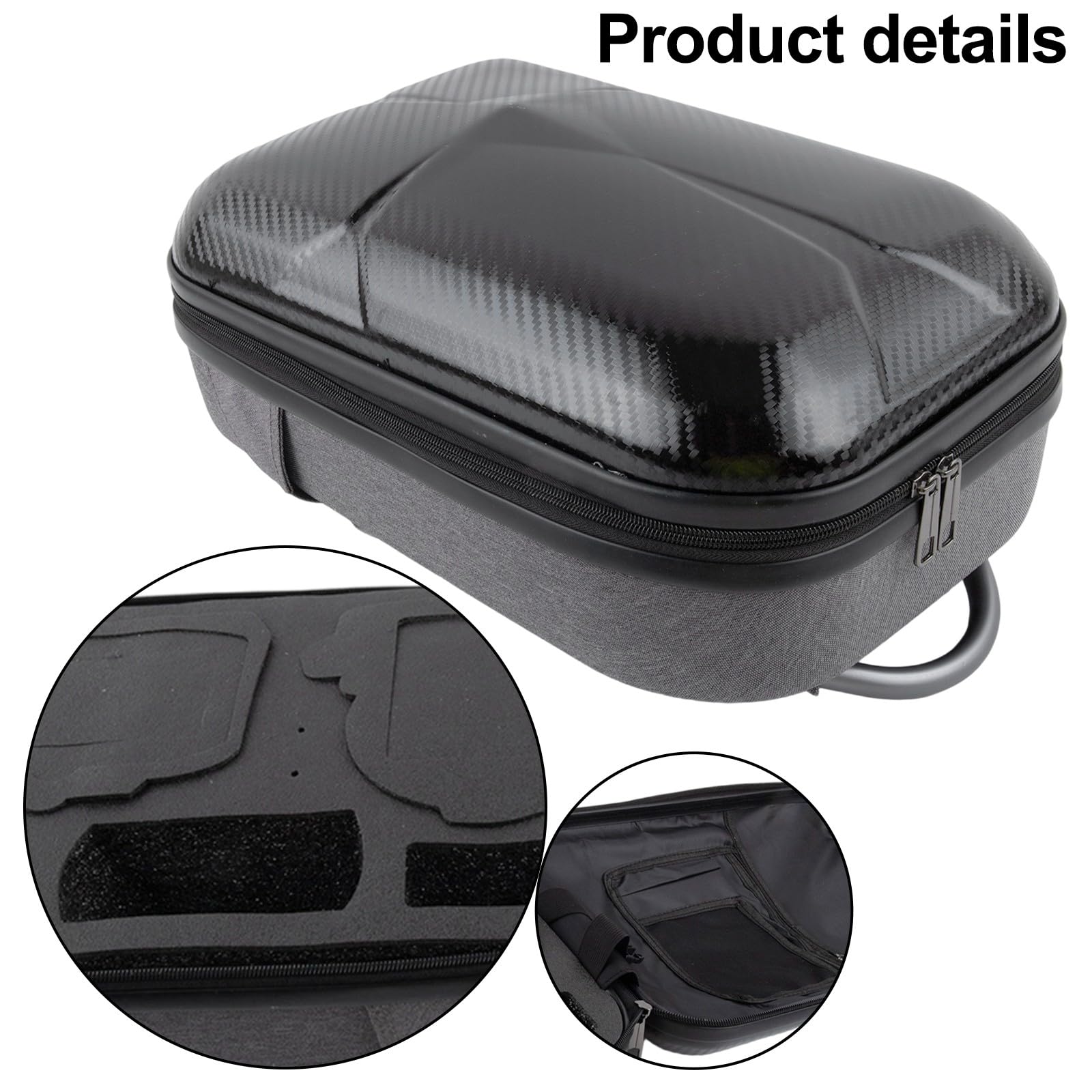 ZYWUOY DJI Flip Fly More - Funda combinada, mochila de almacenamiento rígida de EVA para dron, bolsa de viaje impermeable con organizador para senderismo al aire libre