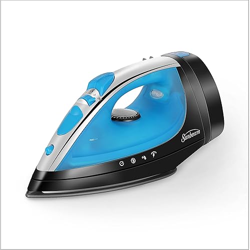 Sunbeam Plancha de vapor Steammaster de 1400 W, negro/azul