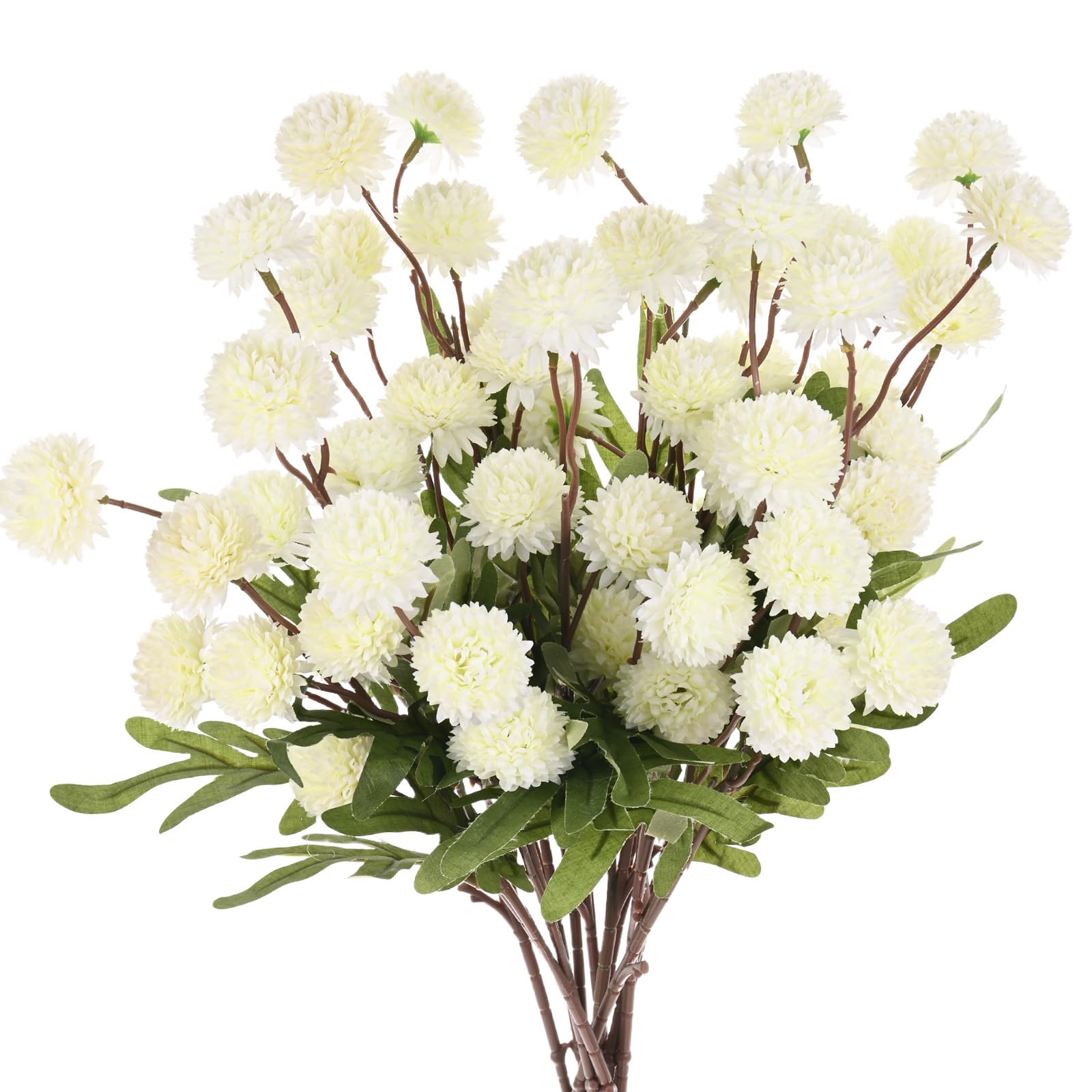 Chrysanthèmes artificiels au réalisme saisissant, fleurs en soie de qualité supérieure