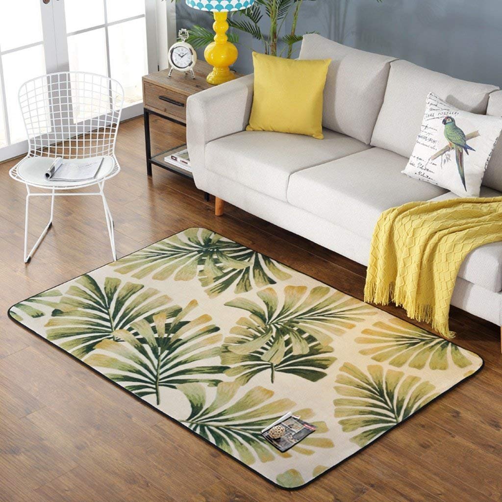Tapis pour chambres modernes rectangulaire isolant de la fraicheur